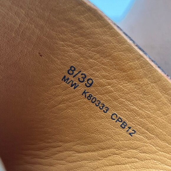 Kork-Ease Tan Ultra-High Peep Toe Wedge Shoes | Size 8 - Picture 11 of 11